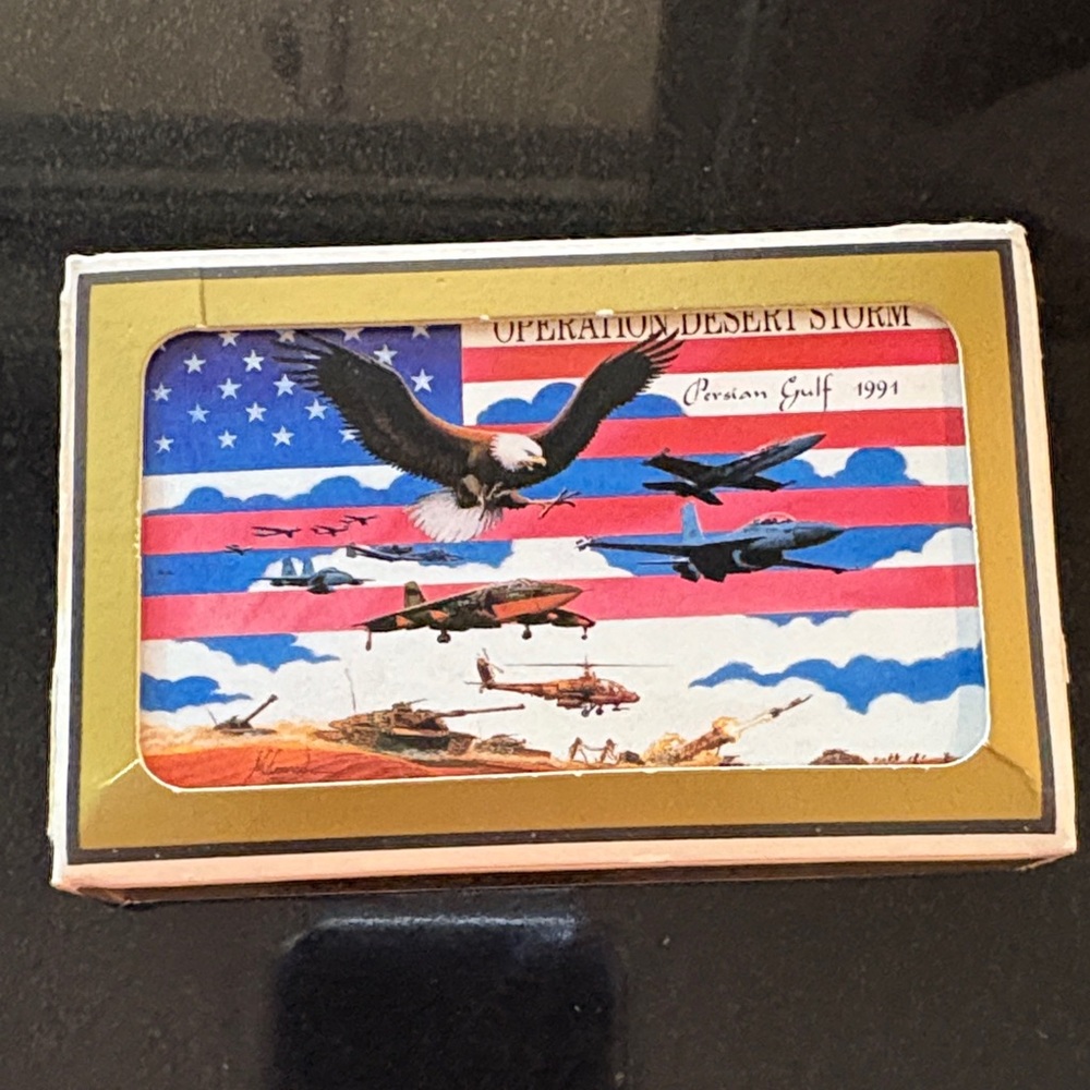 Desert Storm 1991 Quality Playing Cards in original Box